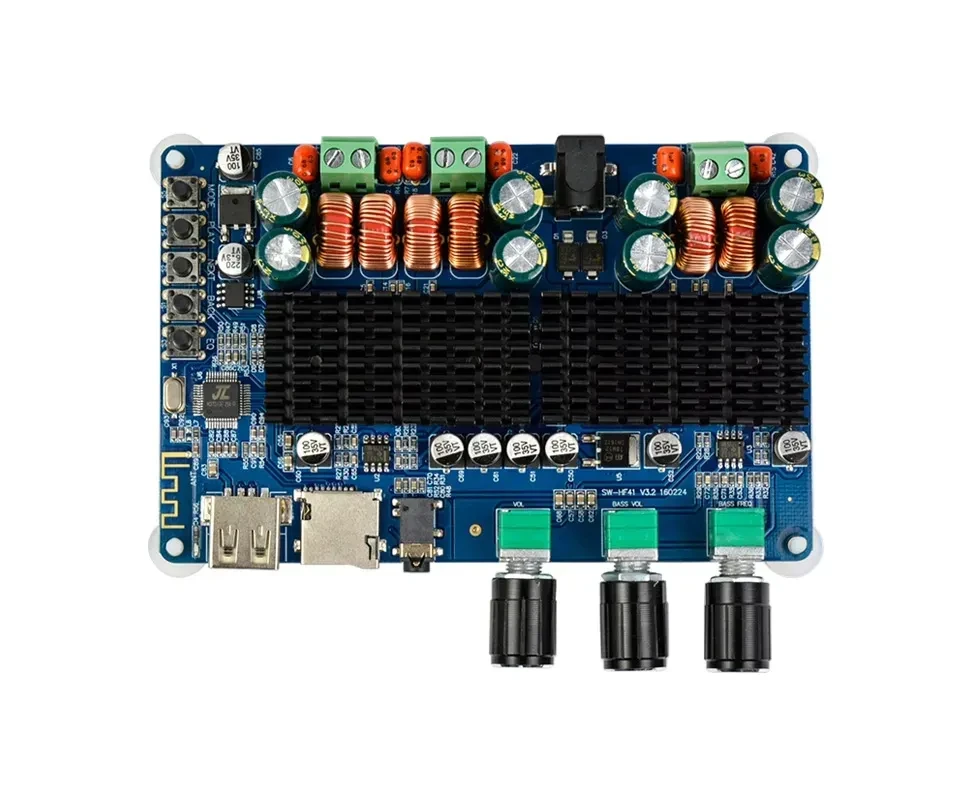 Special Offer TPA3116 50w+50w Bluetooth USB TF Decoding 2.1 Channel Digital Power Amplifier Board