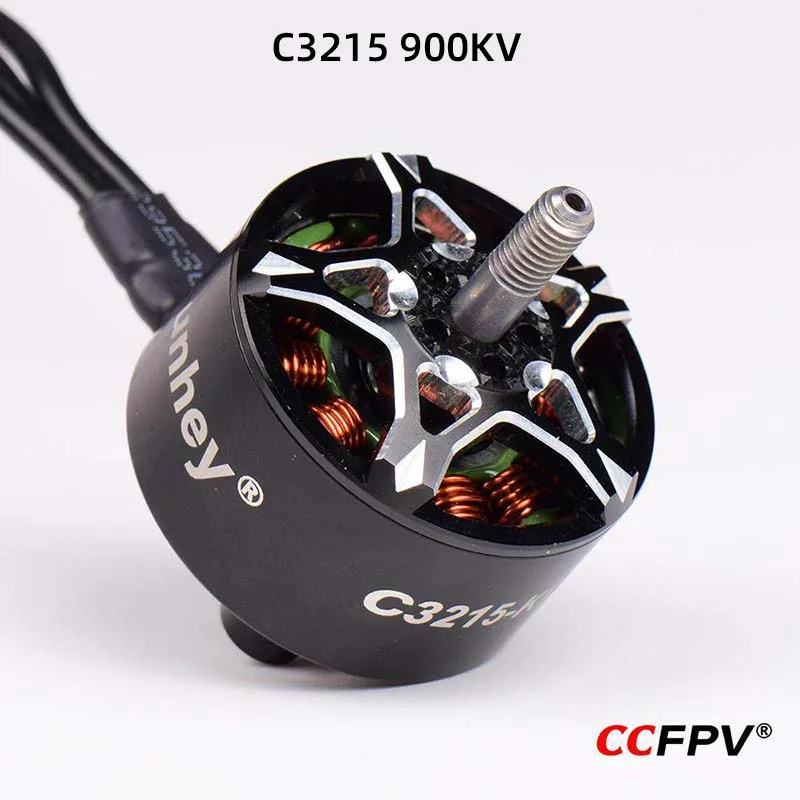 Motor sin Escobillas CCRC CCFPV C3215 900KV para Drones de Carreras FPV de 10 y 12 Pulgadas y Drones FPV de Alta Carga Útil X8