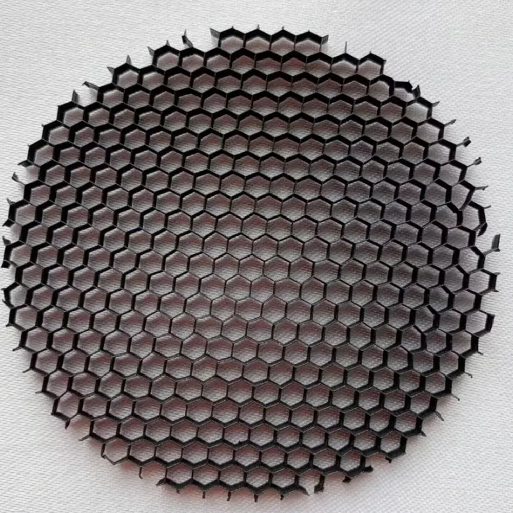 70 75 85 100 110 124 130 165MM LED Light Shade Hood Downlight Spotlight Round Honeycomb Mesh Cover Black Anti-glare