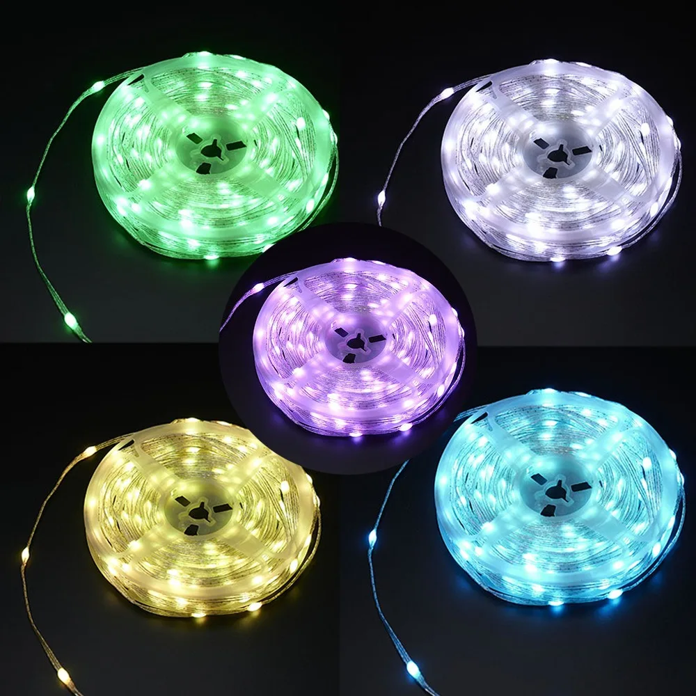 Usb Led Strip Licht Rgb Led Lights 5V Bluetooth Flexibele Lint Diode Tape Telefoon App Bediening Tv Achtergrondverlichting Kamer Decoratie