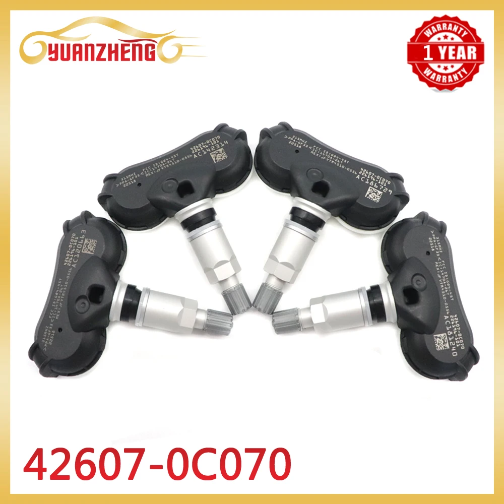 TPMS Tire Pressure Monitor Sensor 315MHz 42607-0C070 42607-08010 42607-0C050 42607-0C060 For TOYOTA Sienna Tundra Sequoia Sienta