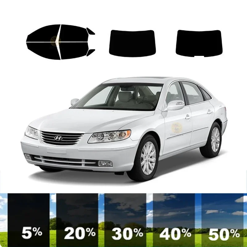 

precut Removable Window Tint Film For Car 100% UVR 5%-70%VLT Heat Insulation Carbon ﻿For HYUNDAI AZERA 4 DR SEDAN 2006-2011