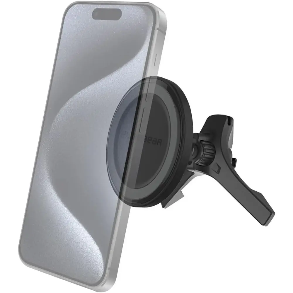 

Certified 15W Magnetic Wireless Car Mount, Car Phone Holder for iPhone 17/16/15/14/13/12, Air Vent/Board, Super Fast Charging, B