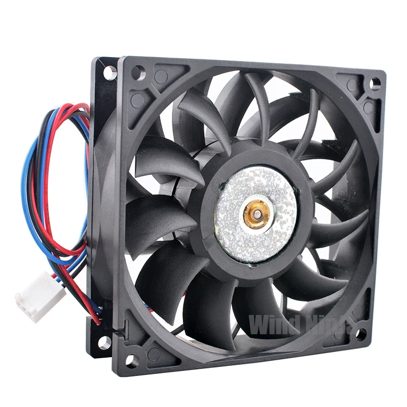 FFB0912VH 9.2cm 92mm fan 92x92x25mm DC12V 0.90A 3pin 5000rpm Dual ball bearing high-speed cooling fan for chassis CPU server