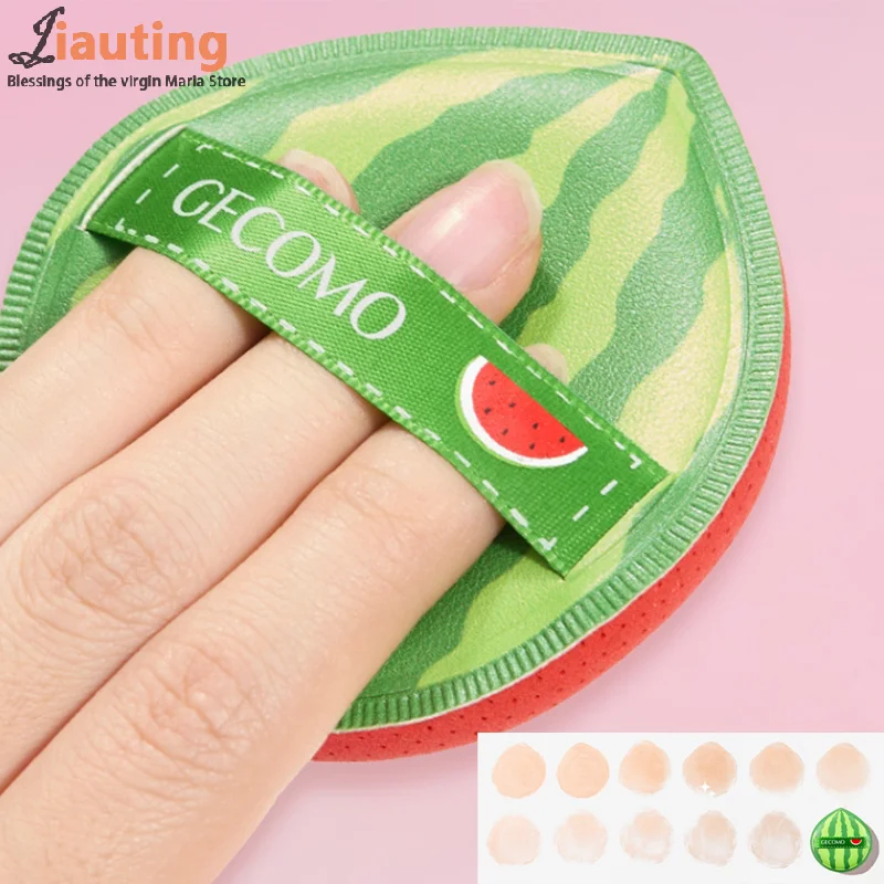 Puszyste gąbeczki kosmetyczne z grubej waty cukrowej, super miękkie gąbki do pudru, podkładu, korektora, do makijażu na sucho i mokro.