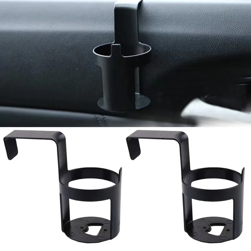 NEW Universal 2PCS Car Truck Door Cup Holder Window Hook Mount Water Bottle Cup Stand Auto Interior Supplies Accessories