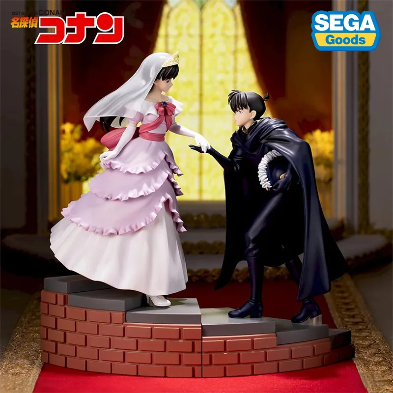 SEGA genuino Meitantei Conan Xross Link Mouri Ran Kudou Shinichi Anime modelo de figuras de acción juguetes regalos coleccionables para niños