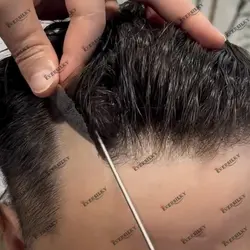 Toupee durável da pele completa do plutônio para homens, cabelo masculino, capilar humano, sistema da prótese, pele da injeção 0.1mm, densidade 130%