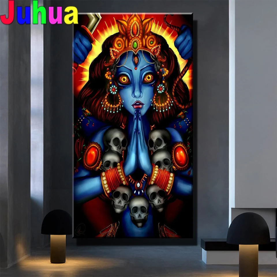 Lord Krishna diamond painting diy full Square/round drill mosaic Religion Shivay Skull diamond embroidery rhinestone of Picture,