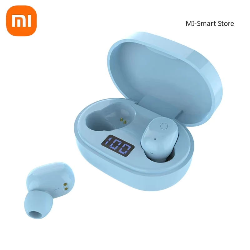 Xiaomi Bluetooth5.4 Wireless Earphones with Digital Display Noise Cancelling Stereo Waterproof and Sweatproof Sport Mini Earbuds