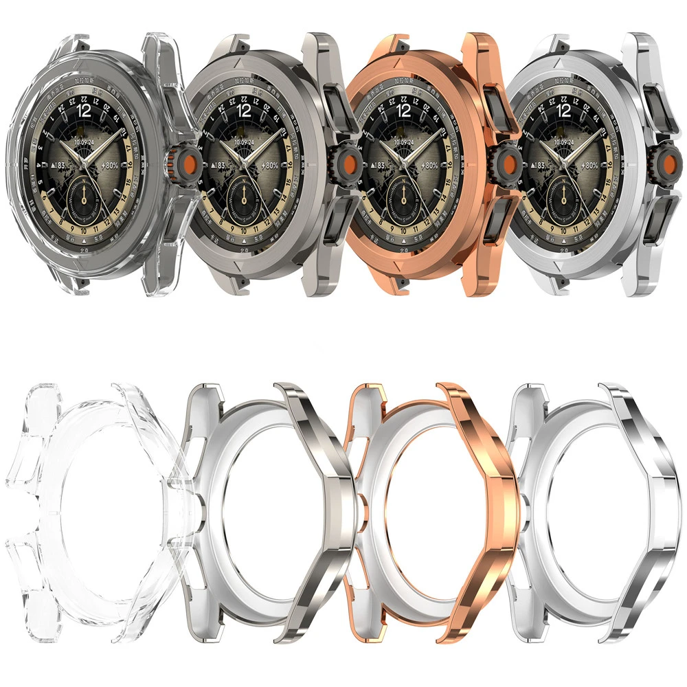 샤오미 워치 S4 용 케이스 커버, 스포츠 전기 도금 및 와이어 드로잉 프로세스 보호 쉘 프레임 하이 퀄리티 PC 슬림 스마트 W