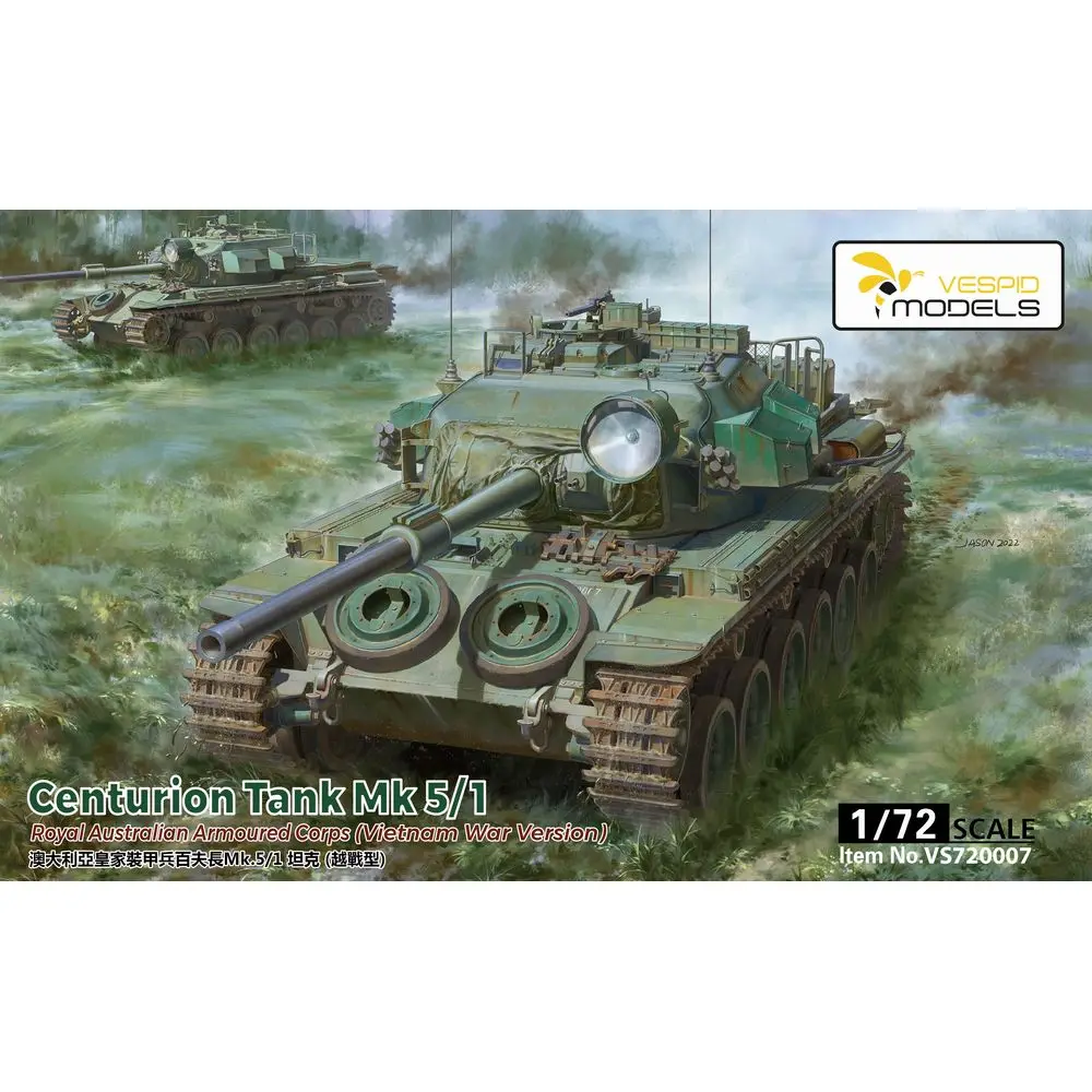 VESPID MODELS VS720007 1/72 Australian Centurion Tank Mk 5/1 (Vietnam War)