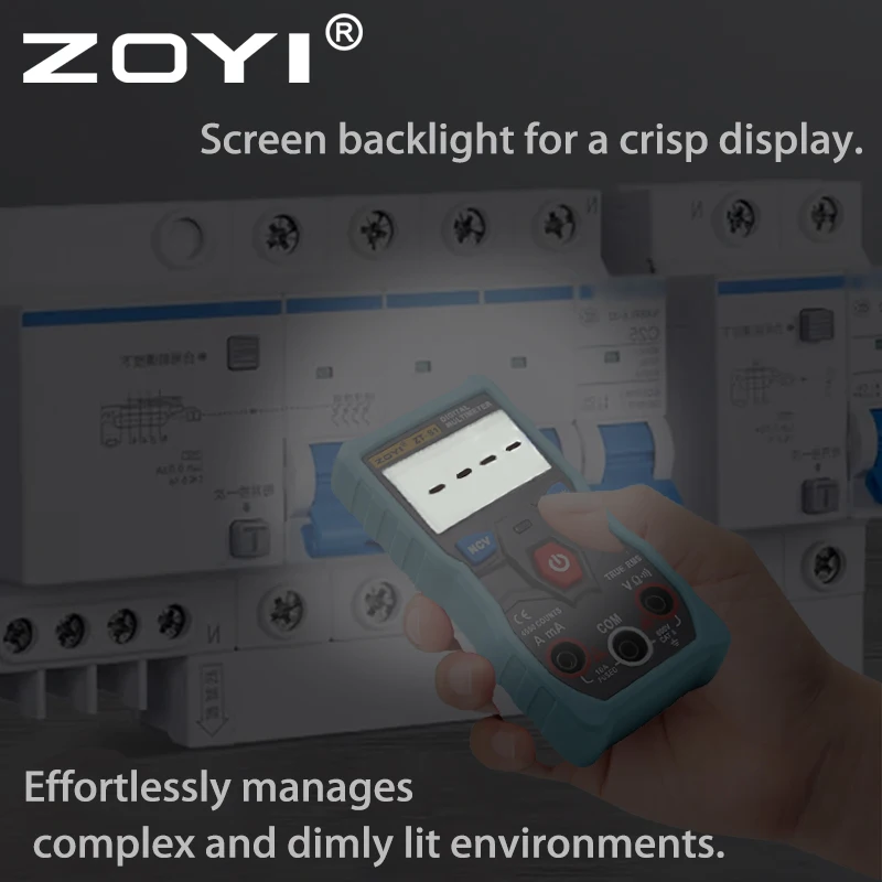 ZOYI Fully automatic ZT-S1 No shift multimeter Intelligent recognition multimeter home mini electrician