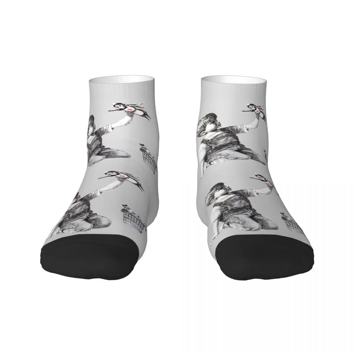 Game Changer Dress Socks Men Women Warm Funny Novelty Banksy Street Graffiti Pop Art Crew Socks