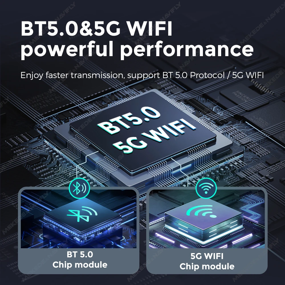 Il piรน nuovo Mini Wireless Carplay Android Auto 2 in 1 adattatore USB Dongle Smart AI Box Car OEM cablato Android Auto Google Maps 5G WIFI