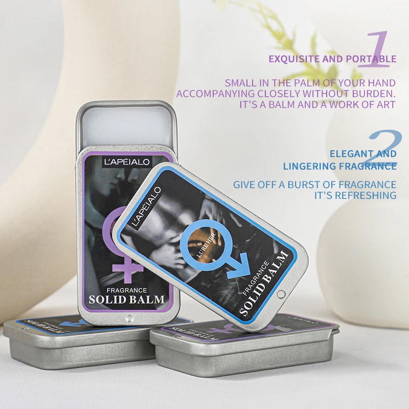 Portable Pocket Fragrance Balm Men And Women Body Pheromone Perfume Solid Balm Long Lasting Fragranc Light Fragrance Balm - Image 3