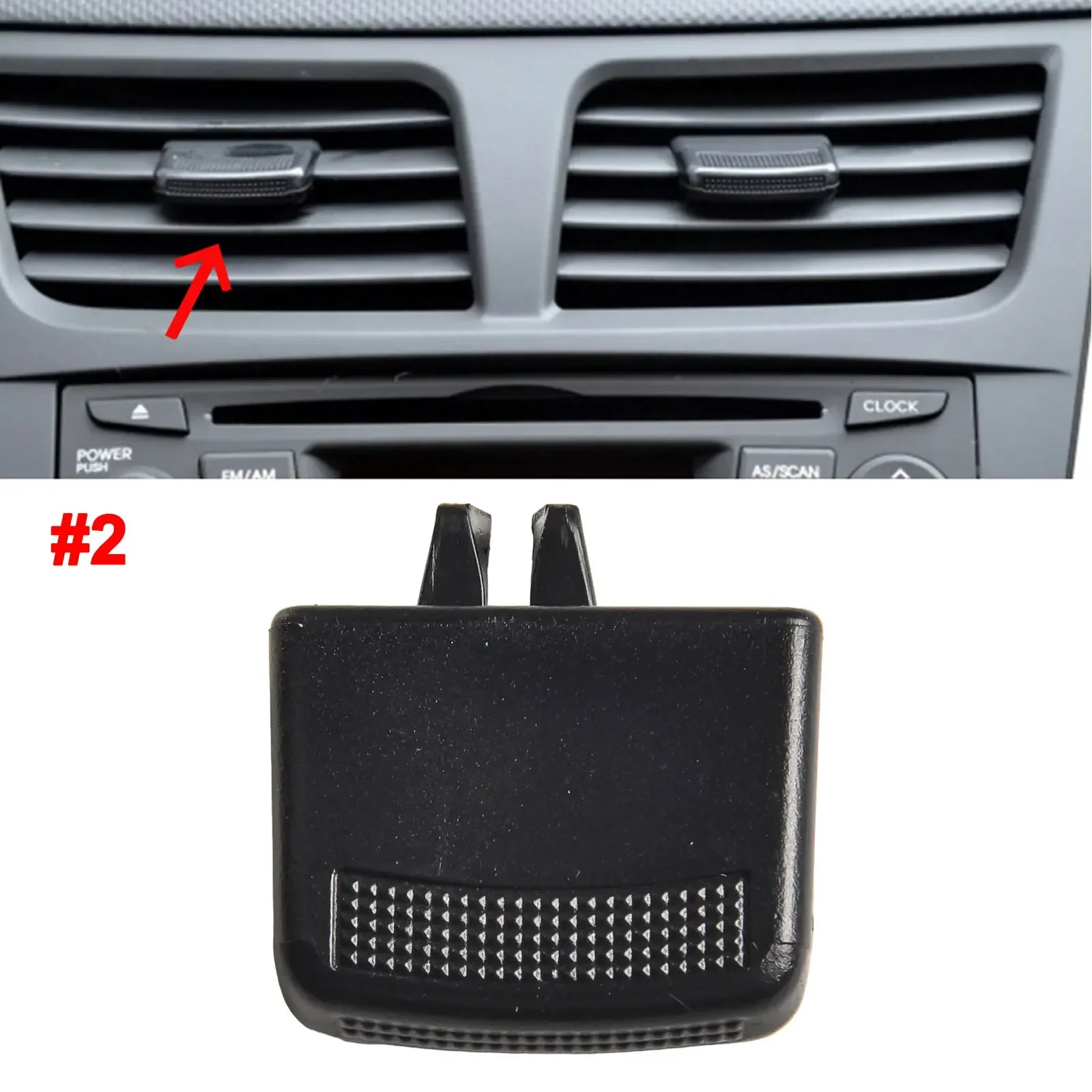 

A/C Air Vent Grille Tab Clip Automobile For Hyundai For VERNA For SOLARIS 10-16 Air Conditioner Outlet Repair Replacement