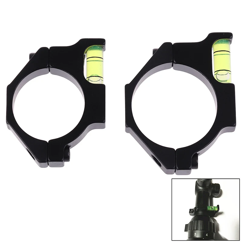 High Quality 25.4mm/30mm Ring Bubble Level Balance Pipe Clamp Bracket for Scope Hunting Riflescope