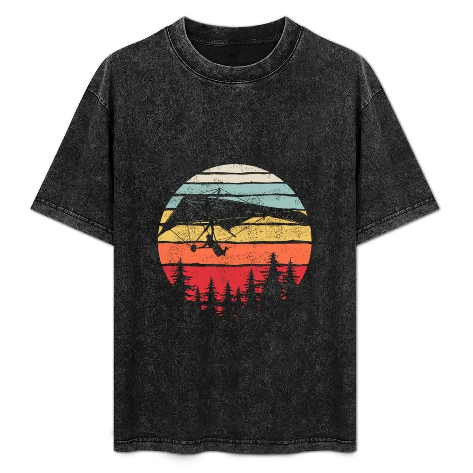 

Vintage Retro Hang Gliding Shirt Hang Glider Gift Pullover T-Shirt t shirt man luxury t shirts for man cotton T-Shirt