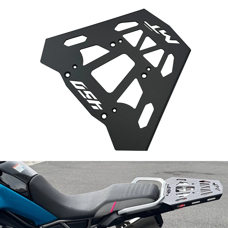 

Fit For CFMOTO 450MT 450 MT 2024 2025 Motorcycle Accessories Rear Trunk Fixing Bracket CNC Rear End Shelf Refitting Fixing Frame