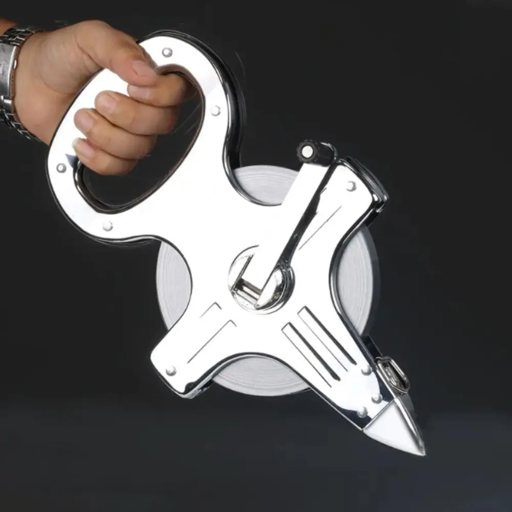 

High Quality Portable Steel Frame Ruler Open Reel Long Steel Tape Stainless Steel Rule Precision Measuring Metric Scale Tape