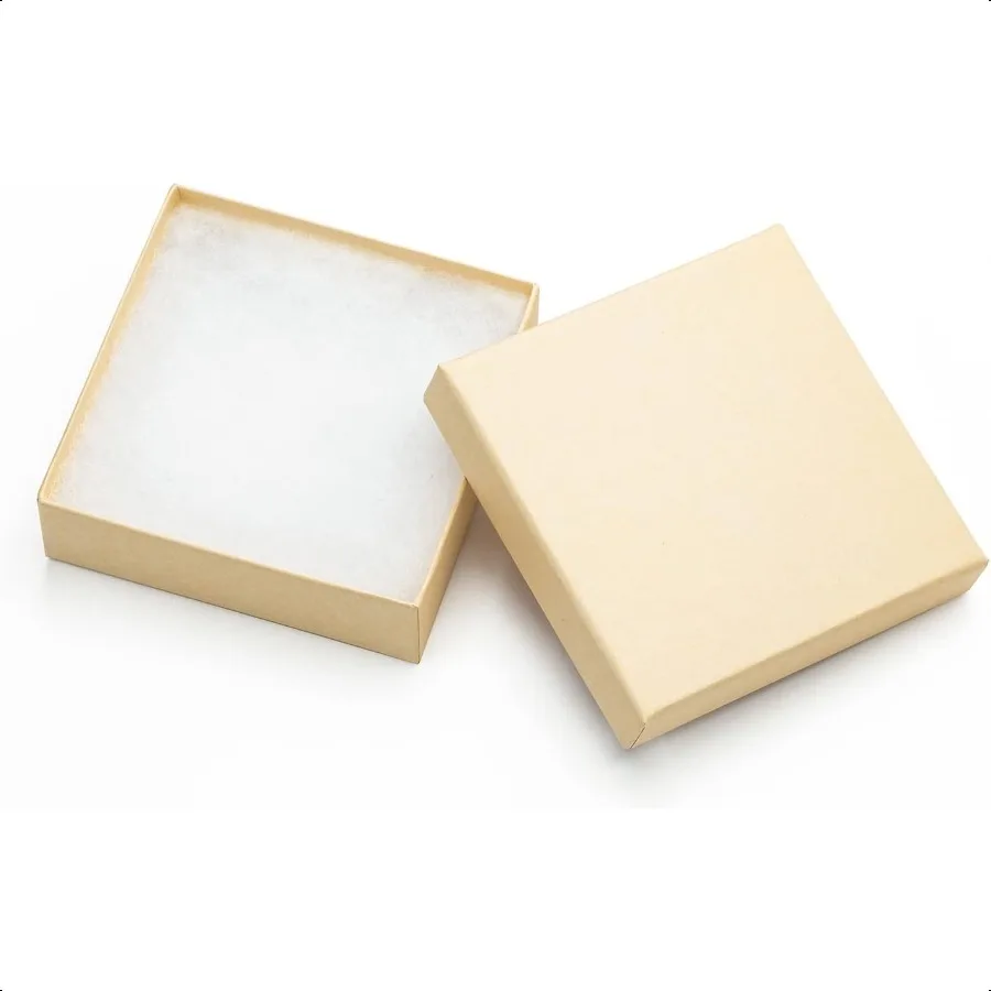 

Magicool 20 Pack 3.5x3.5x1 Inch Cardboard Jewelry BoxesUsed for Necklaces Bracelets Earrings Jewelry Small Gift Packaging Jewel