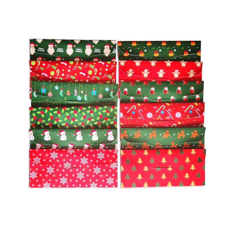 15 Christmas Budget Envelopes + 15 Budget Sheets + 24 White Label Stickers,Wallet Cash Saving System For Money,Receipt