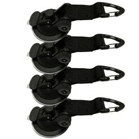 4 Pcs Outdoor Suction Cup Anchor Securing Hook Tie Down Camping Tarp As Car Side Awning Pool Tarps Tents Securing Hook Universal