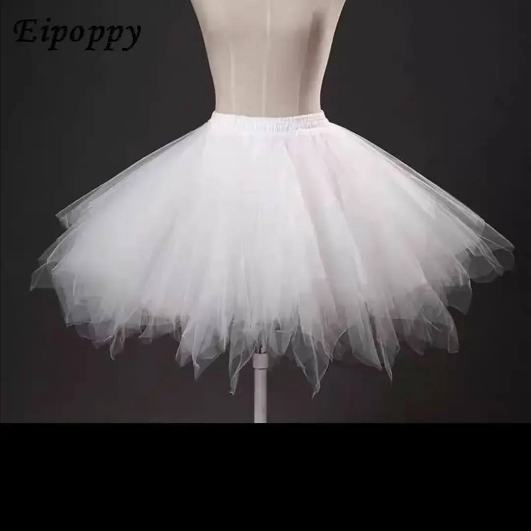 Puffy Half-Length Princess Tulle Skirt. Ballet Dancing Skirt