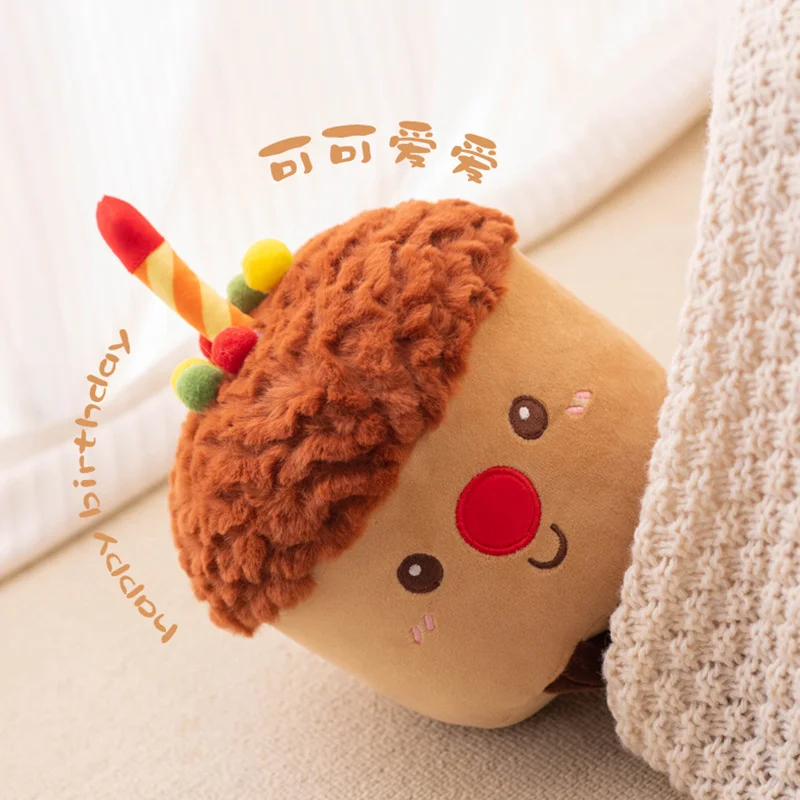 A Cake-Style Throw Pillow  Cute Comfort Soft Can Be Placed Sofa Headstock Festivals For family friends For Decoration