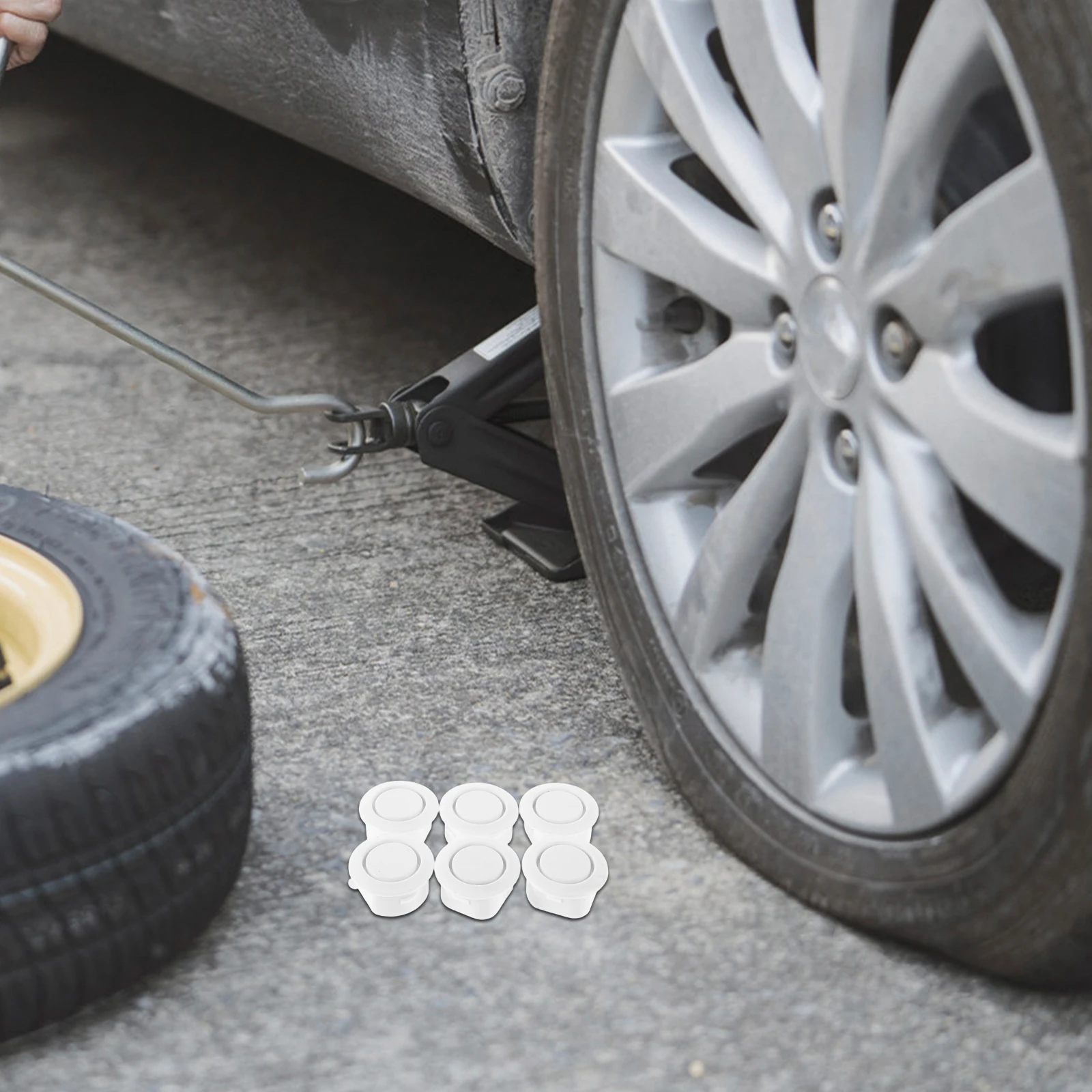 20 stücke Stoßstange Dekorative Abdeckung Gummi Loch Stecker Auto Hinten Vorne Einstellbare Fit Langlebig Glatte Auto Außen Teile