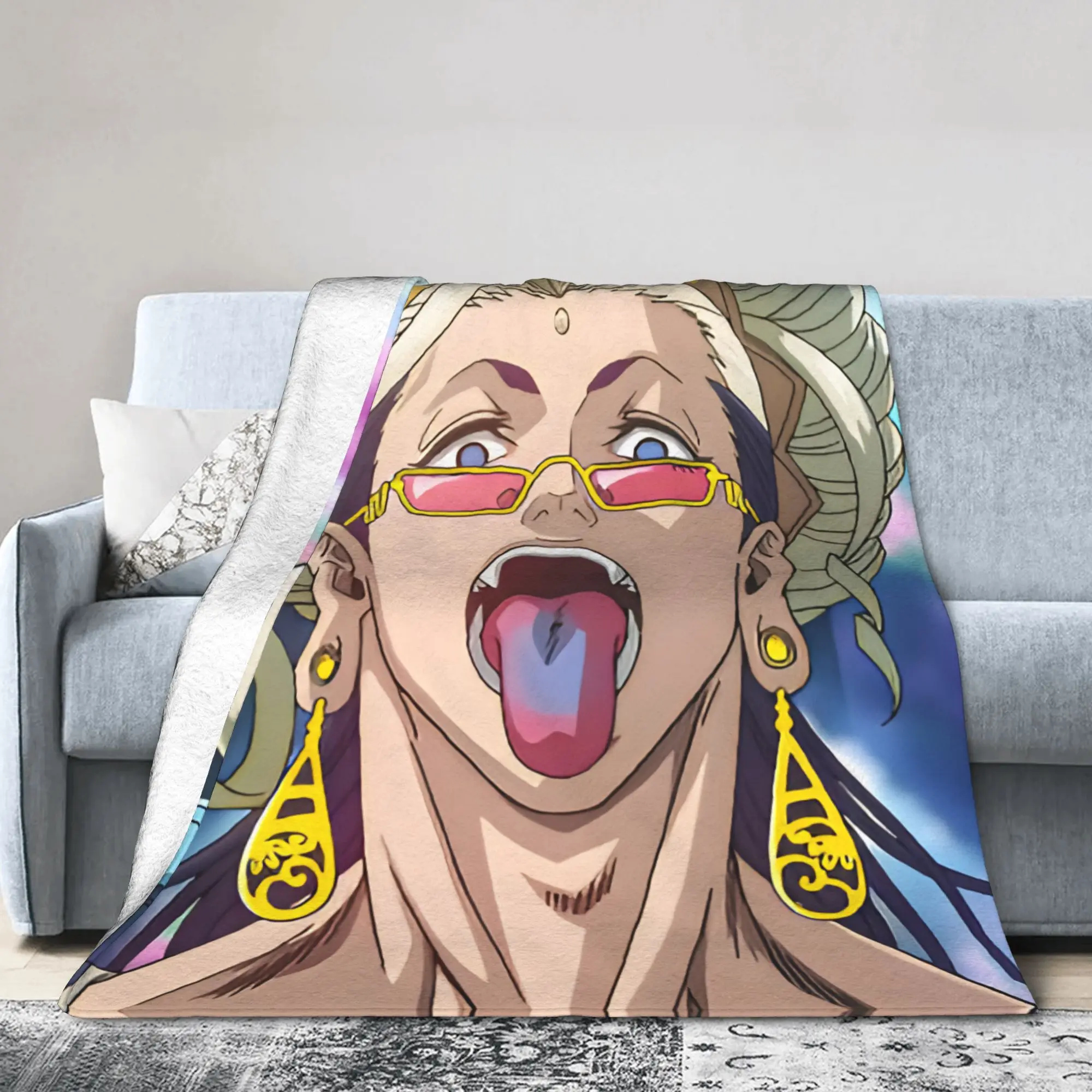 Record of Ragnarok Blankets Anime  Flannel Awesome Warm Throw Blankets for Home Restaurant Textile Decor,