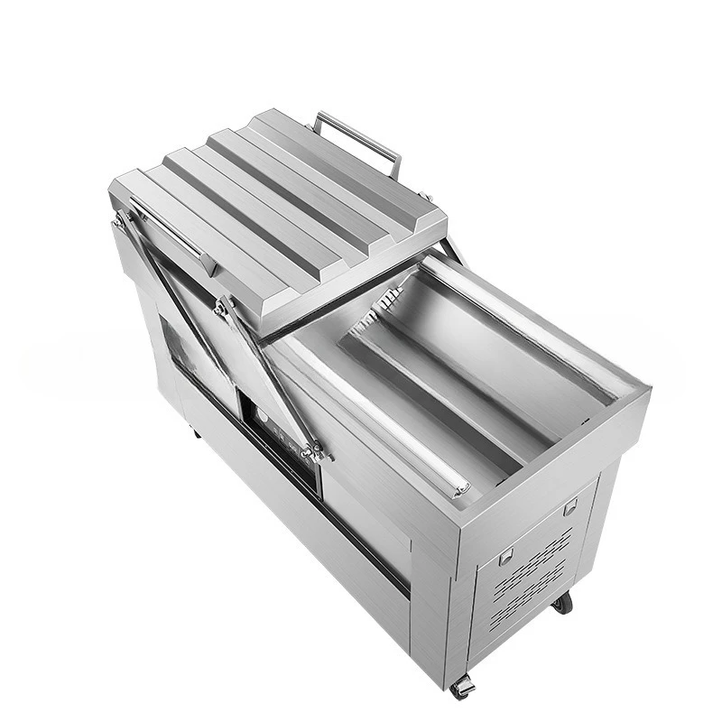 Pickled pepper chicken feet large bag packaging deepening slope liquid vacuum packaging sealing machine