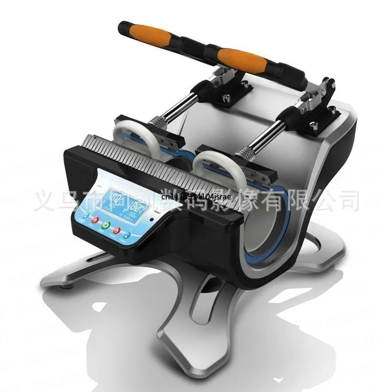 New Mini Dual Station Mug Press Portable Horizontal Heat Transfer Machine For Sublimation Printing