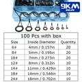 100pcs with box