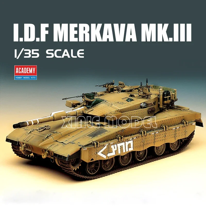 

Академия 13267, израильский боевой танк Меркава Mk III, масштаб 1/35 модели