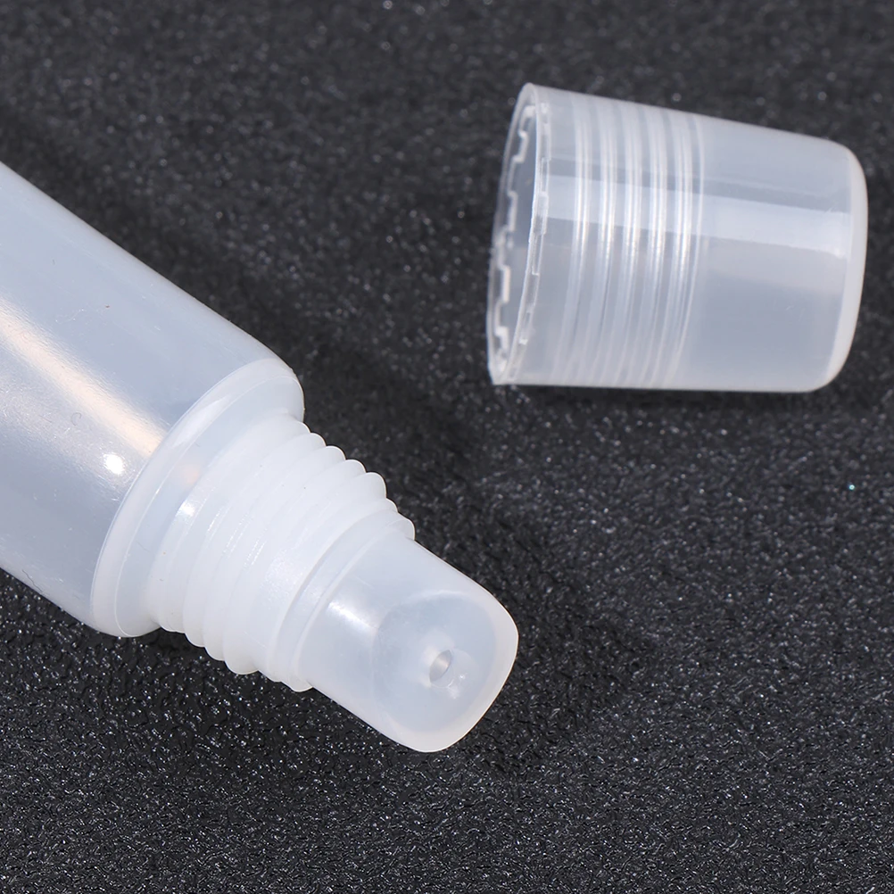 

40Pcs Lip Balm Tubes Refillable Empty Leak Proof Containers Portable Lightweight Travel Tubes for Lip Gloss Lotion