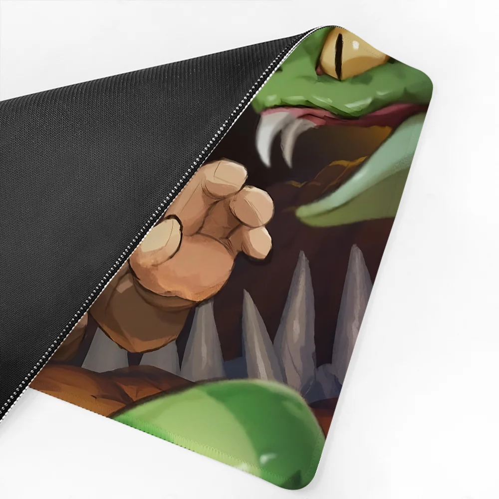 Spelunky 2 Mousepad Large Computer Gaming Accessories MousePads Desk Mats Anti-slip Laptop Soft Mouse Pad