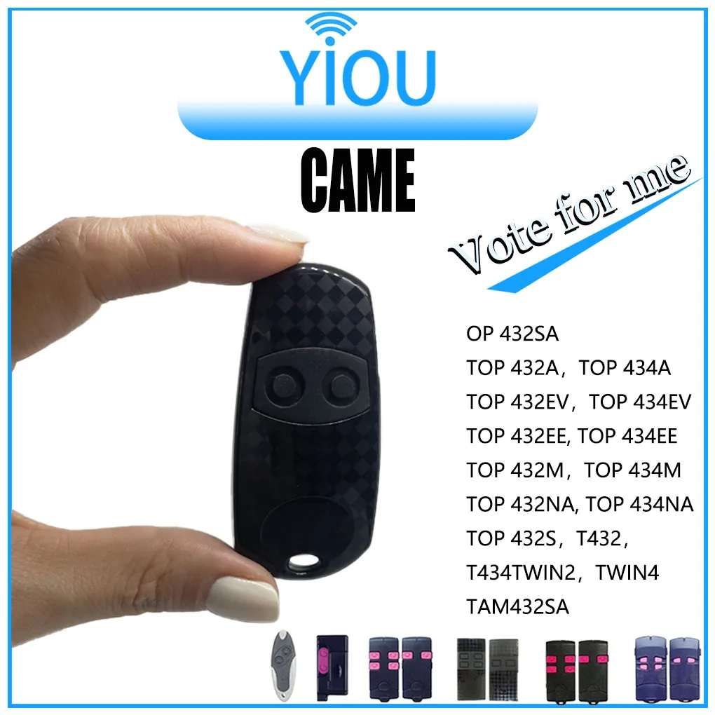 CAME TOP 432EV 432EE 432NA 434EV 434EE 434NA TOP432EV TOP432EE TOP432NA Telecomando per porta garage 433,92 MHz