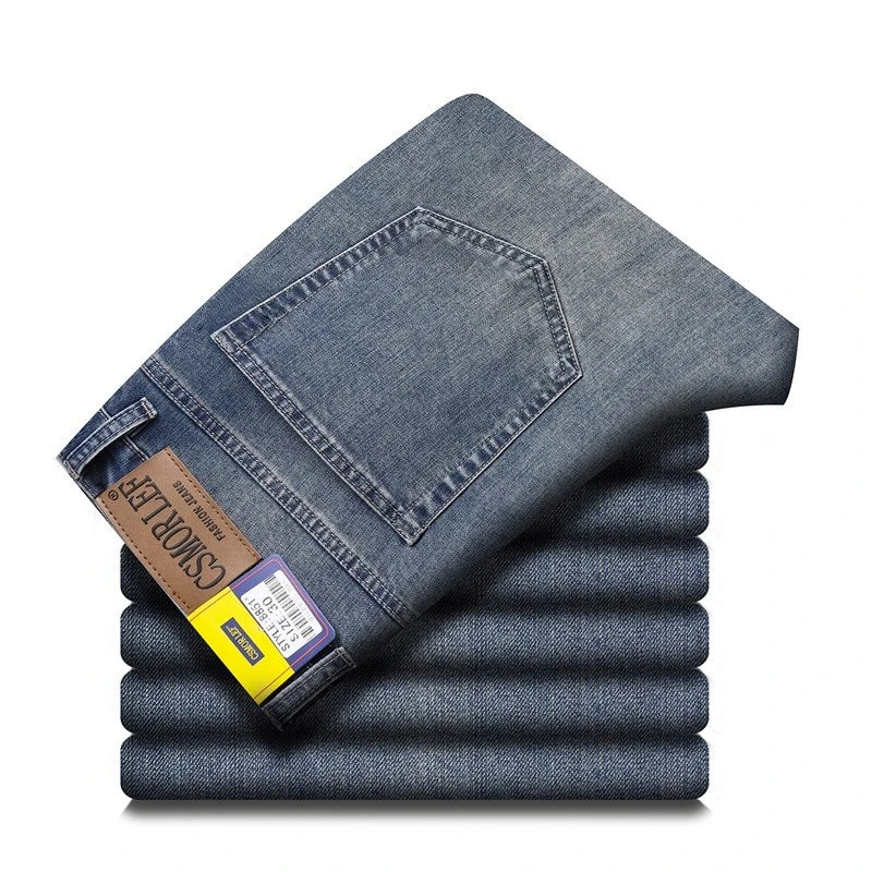 CsmorLee Men's Jeans Straight Leg Denim 5