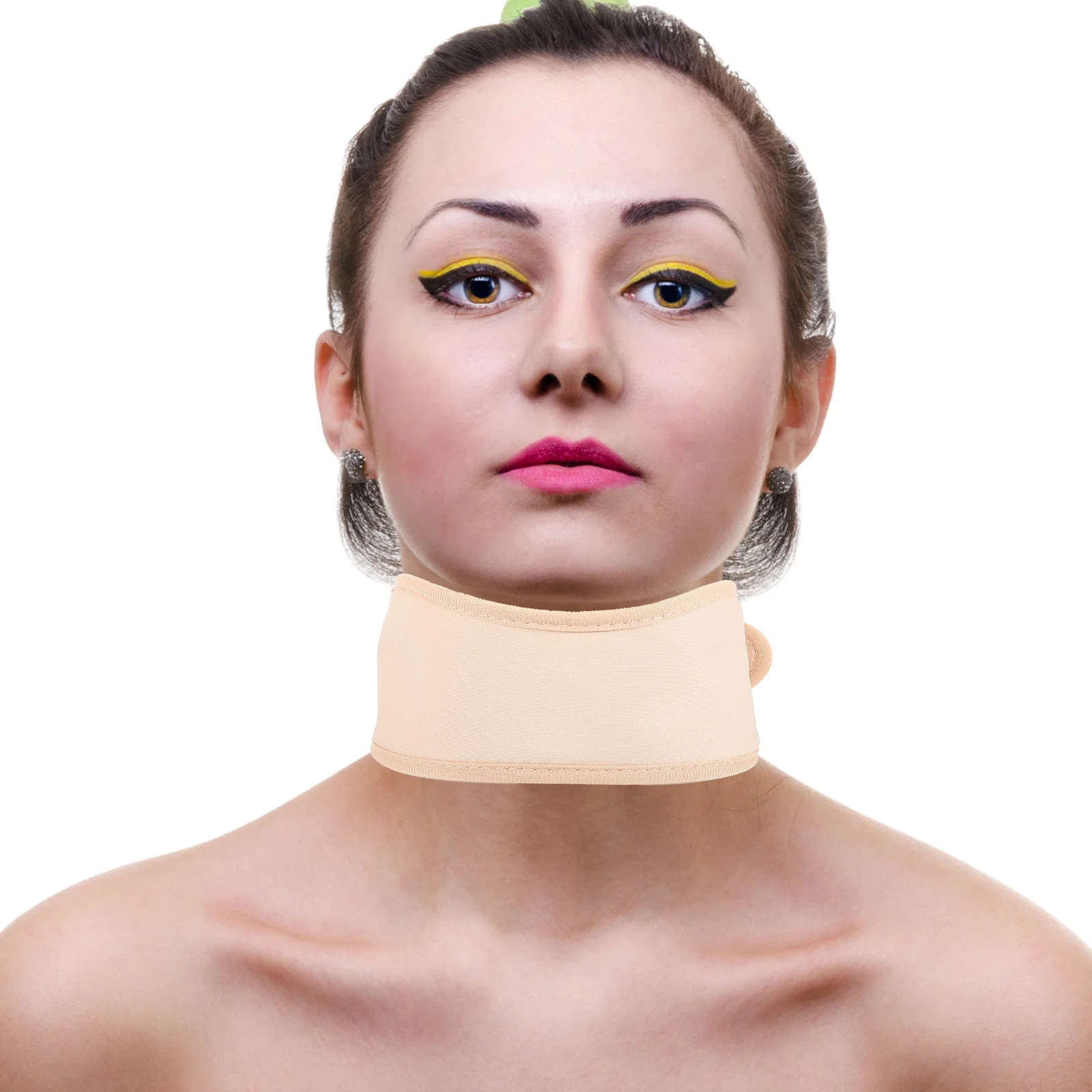 

Leak-proof Castor Oil Neck Wrap Reusable Essential Oil Cloth Cardigan Color Sleep Aid Massage Tool Relaxation