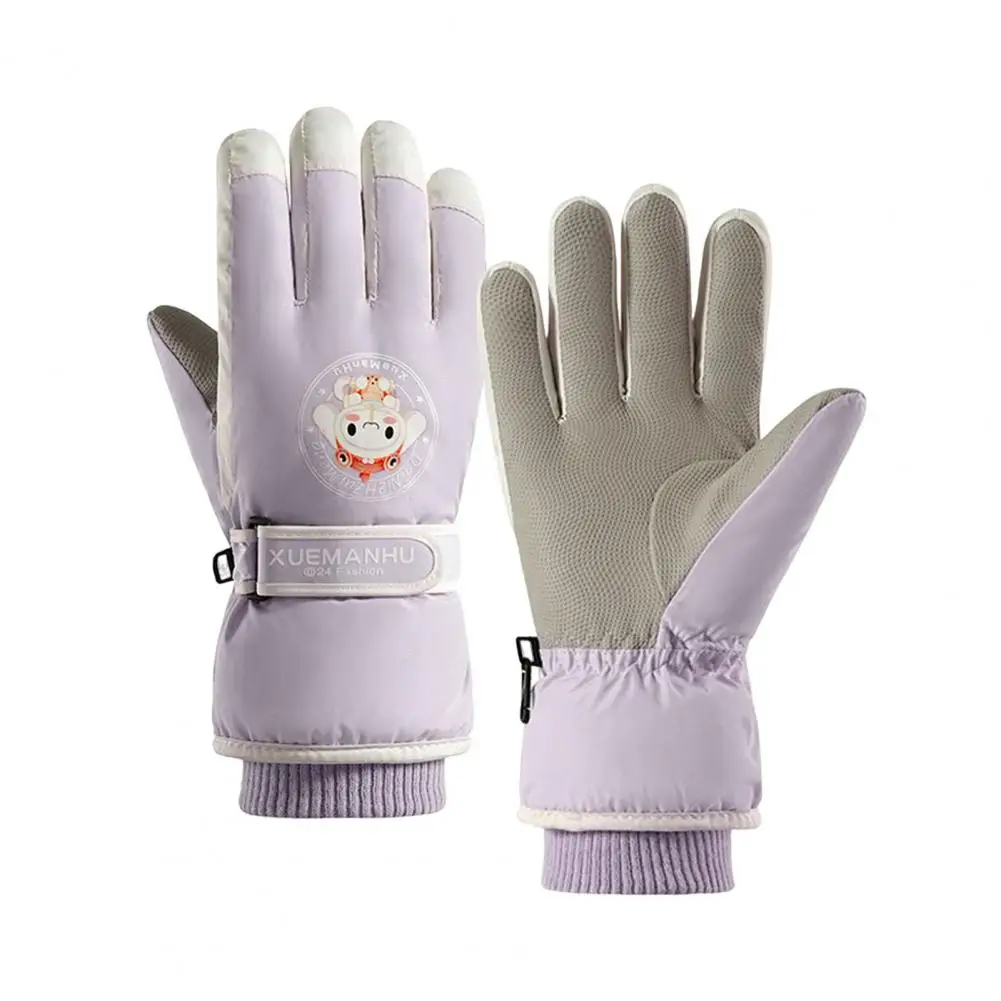 Guantes Térmicos para Niños Invierno Guantes de Nieve para niños Conjunto para actividades al aire libre Guantes Térmicos A Prueba de Viento Esquí Impermeable para Sledding