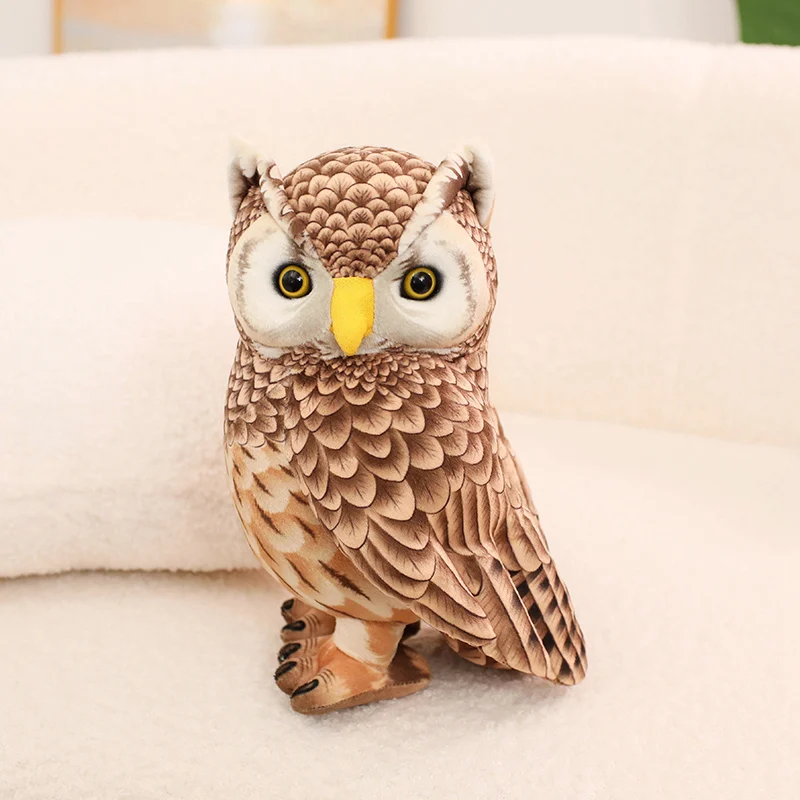 

Cartoon Simulation Owl Plush Toys Sofa Car Plush Decoration Cute Owl Miniatures Cartoon Mini Owl Ornaments Outdoor