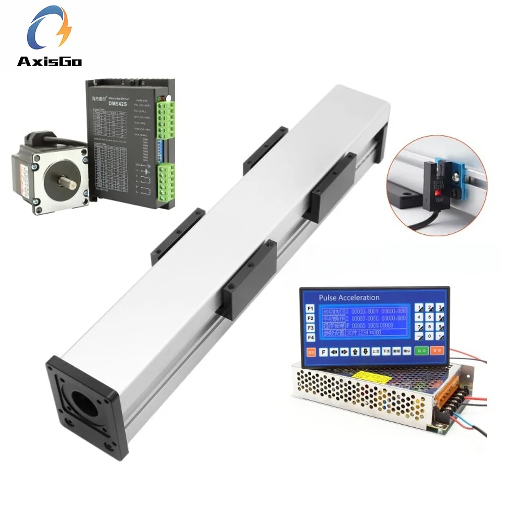40 Fully Enclosed High-Speed Precision Ball Screw Linear Module  Dual-Direction Thread   Dustproof Design