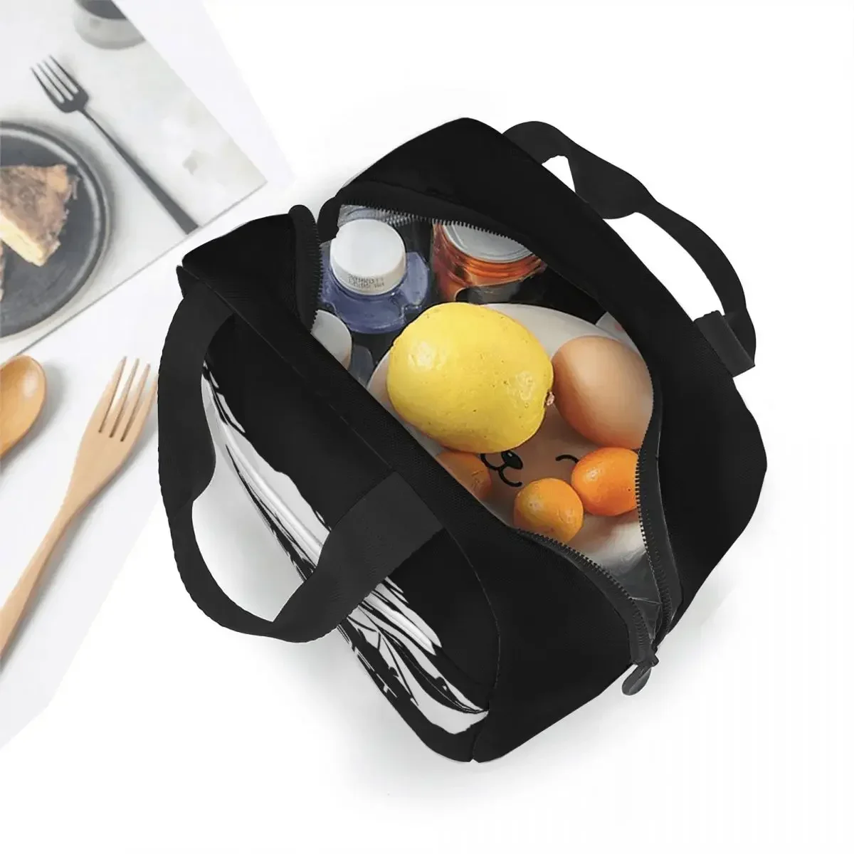 Bushcraft Survival Hammocking Evolution Print Insulated Lunch Bag Cooler Bag Reusable Wild Large Tote Lunch Box Men Women Picnic