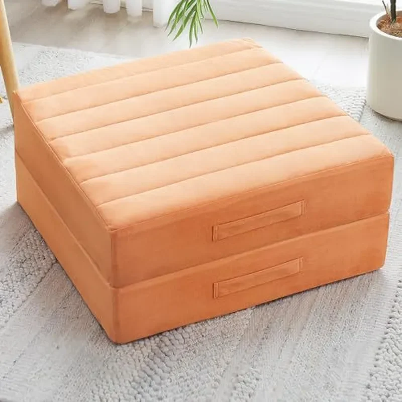 Cross-border Portable Square Yoga Cushion Height Increasing Mat Removable and Washable Sofa Mat Yoga Studio Meditation Mat