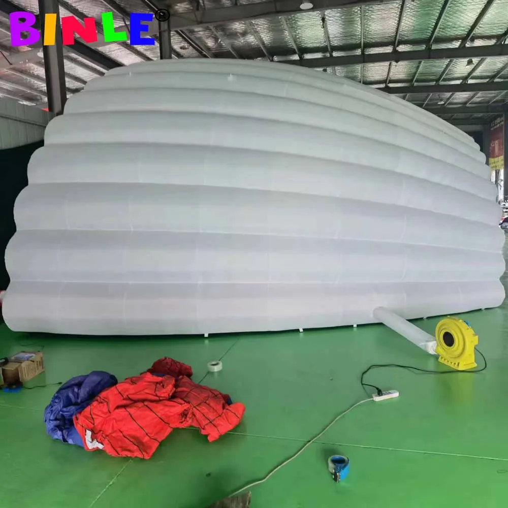 Inflatable Shade Tents Outdoor White Inflatable Shell Tent For Wedding Event Advertising And Commercial Exhibition Stage Cover