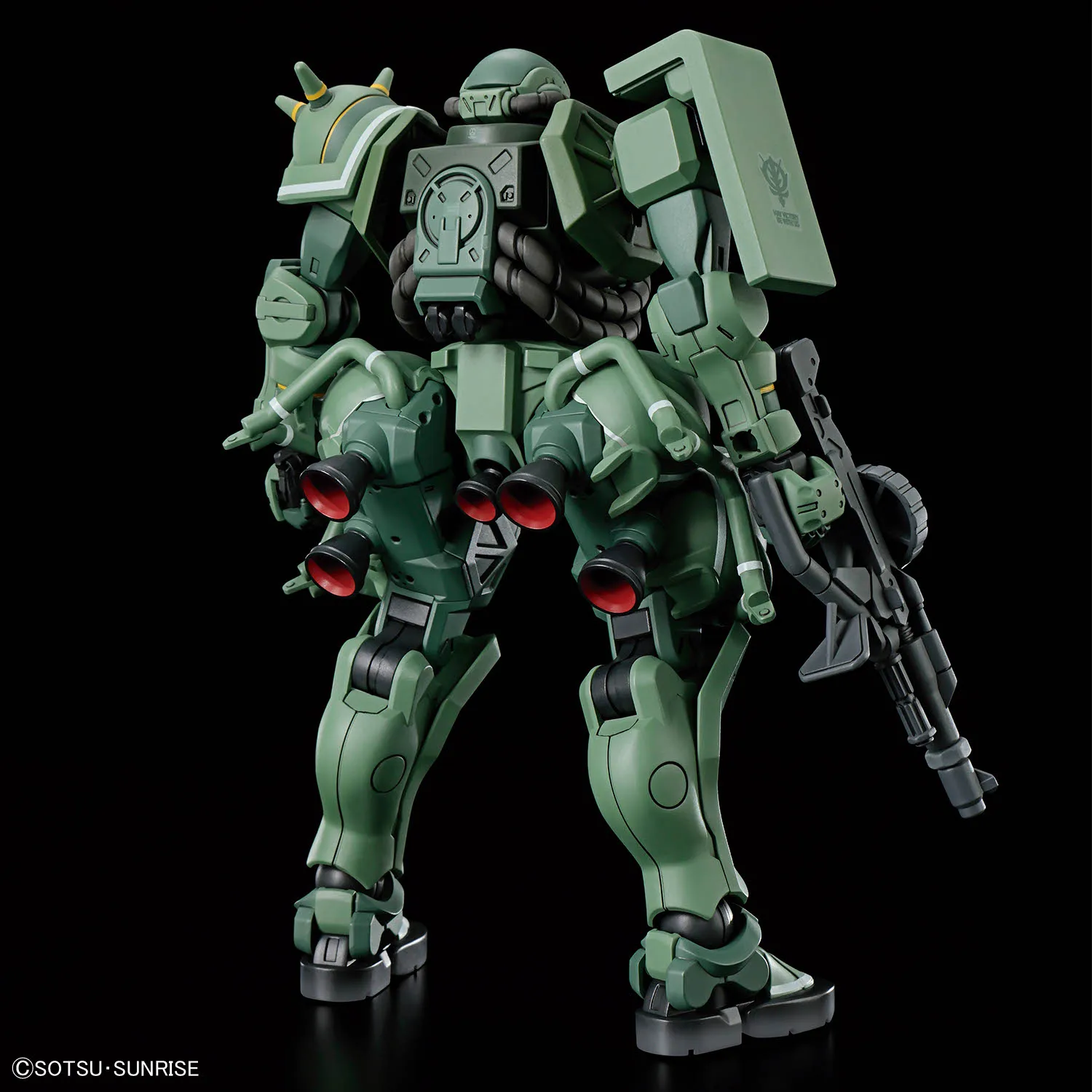بانداي HG 1/144 MS-06 Zaku اللون الأخضر عمل أرقام البدلة المتنقلة Gundam GQuuuuX أنيمي أطقم منمذجة لعب للبنين الصندوق الأصلي #4