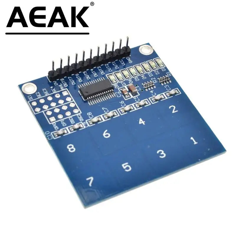 AEAK TTP226 8 Channel Digital Touch Sensor Module Capacitive Touch Switch