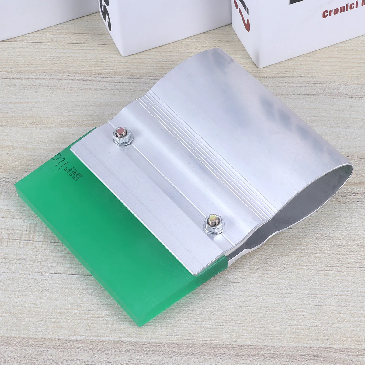

Rubber Squeegee Durable Blade Comfort Handle Tools Kit Scraper For Supplies Graphics Textile Applications